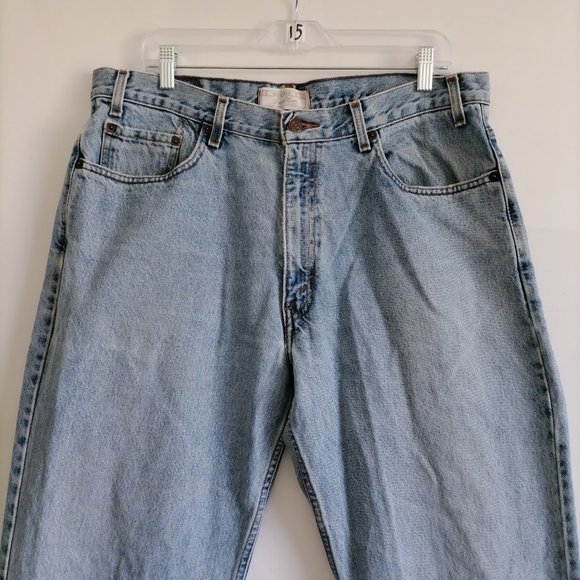 Levi's Relaxed Fit Men's Blue Jeans Size 38x34 - Picture 3 of 5